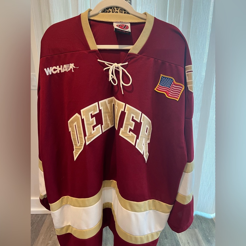 Denver University Ice Hockey Jersey- cheer on the Denver Pioneers!